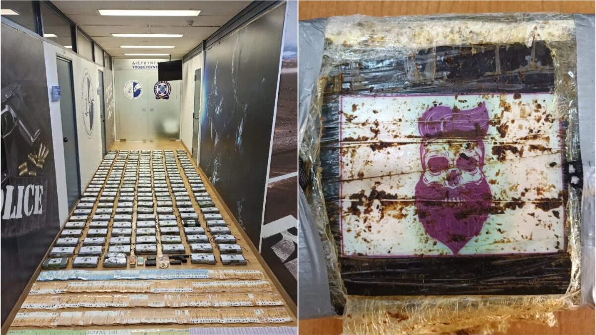 Τέσσερις συλλήψεις για τα 200 κιλά κοκαΐνης που βρέθηκαν σε κοντέινερ με γαρίδες στον Πειραιά – Δείτε βίντεο