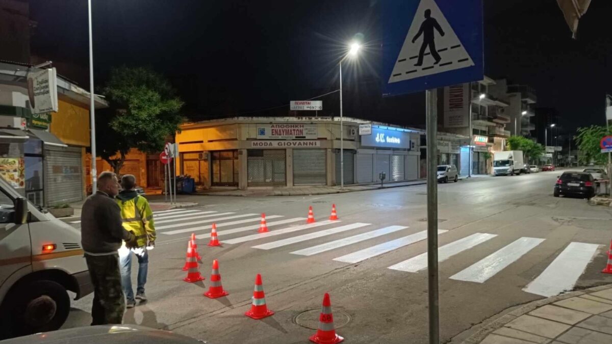 Εκτεταμένο πρόγραμμα διαγραμμίσεων από τον κεντρικό δήμο Θεσσαλονίκης και διαμόρφωση υπαίθριων χώρων στάθμευσης