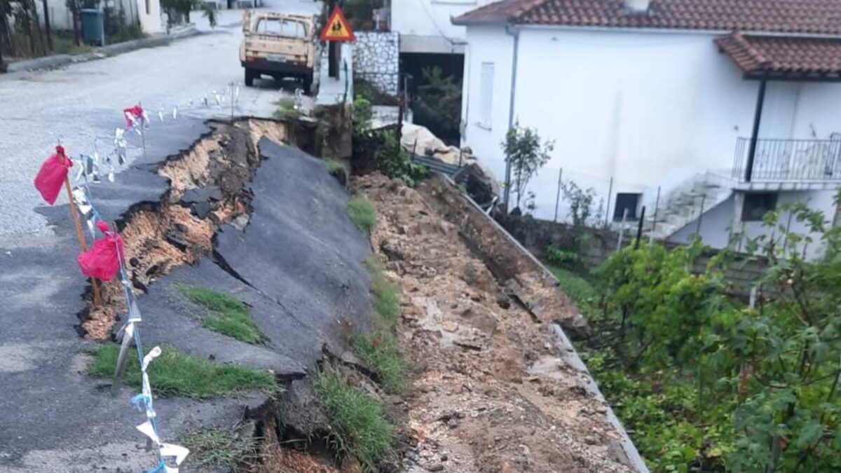 Προβλήματα δημιούργησε το πρώτο κύμα της κακοκαιρίας Boris στον Δήμο Μετεώρων