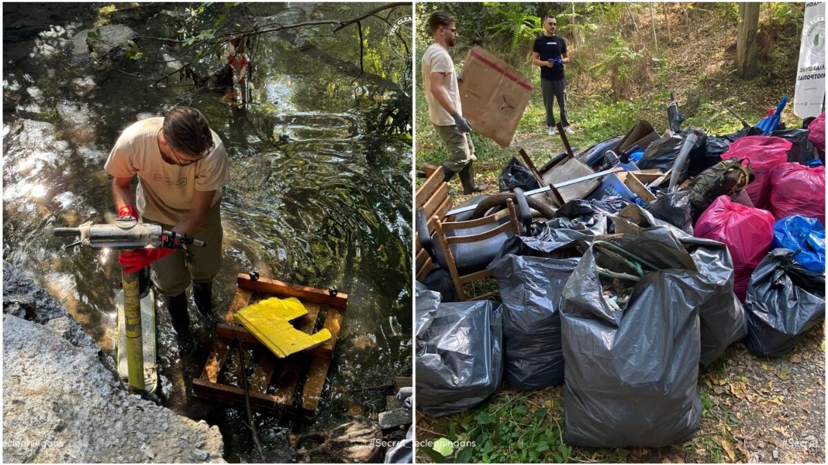 Από ηλεκτρικά πατίνια και πολυθρόνες μέχρι και…προφυλακτήρα αυτοκινήτου είχαν πετάξει στο ρέμα ΥΦΑΝΕΤ -Δείτε φωτογραφίες