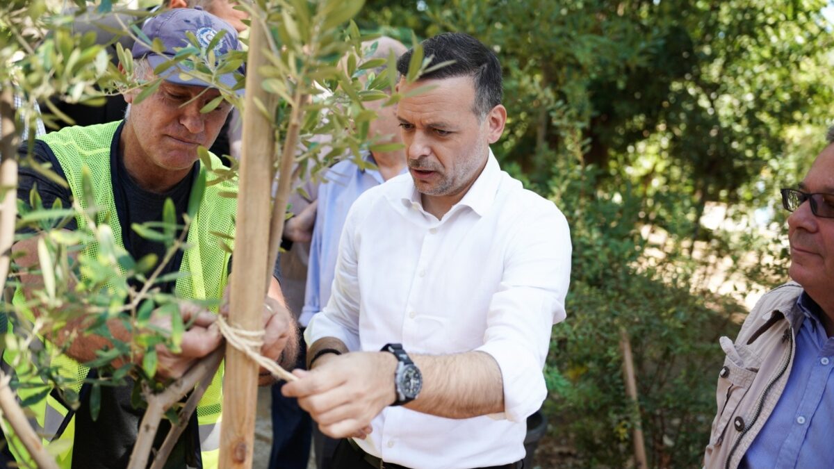 Ένα «πράσινο» βιβλίο για μαθητές Δημοτικού από τον Δήμο Αθηναίων – Στο Άλσος Παγκρατίου ο Δούκας για νέα δεντροφύτευση, ο δήμος ξεπέρασε τα 3.000 δέντρα