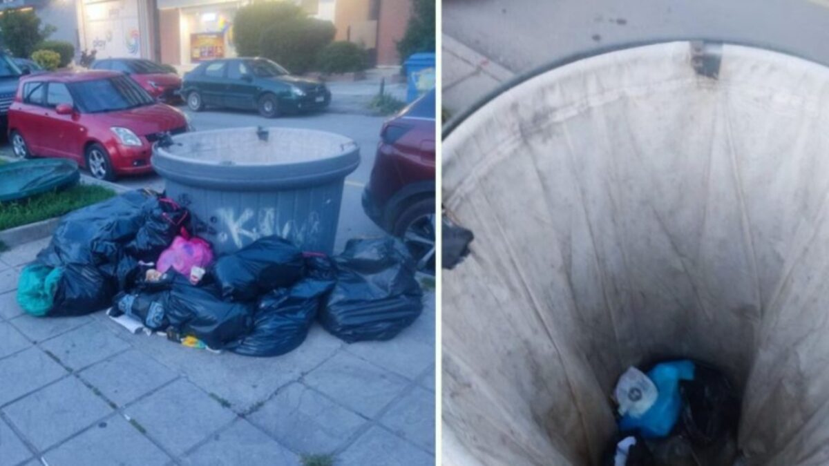 Δήμος Καλαμαριάς: Μήνυση κατά αγνώστων για βανδαλισμό υπόγειου κάδου