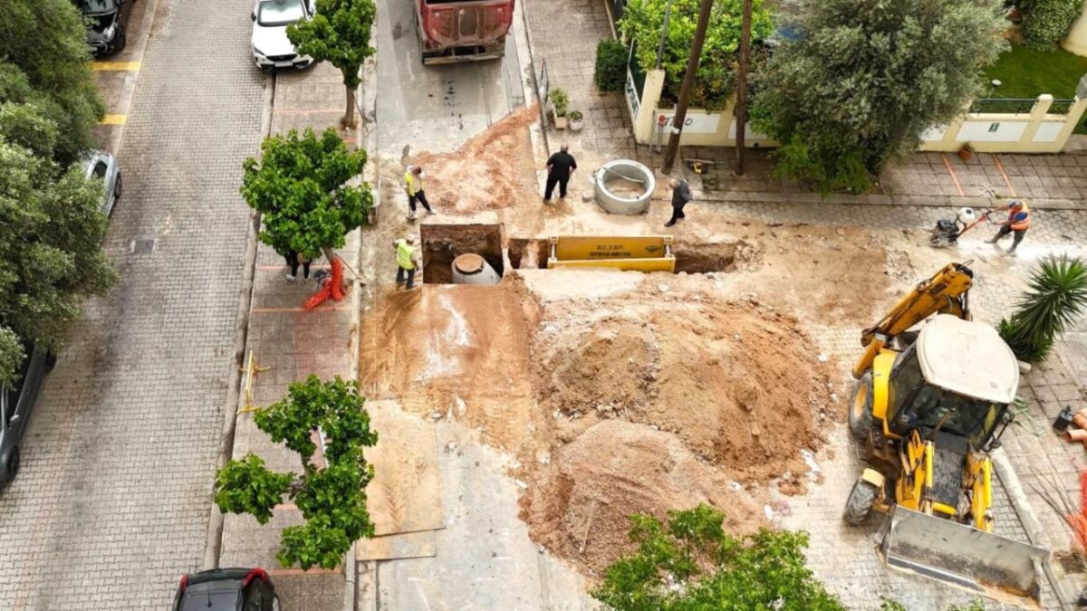 Αντιπλημμυρική θωράκιση της περιοχής Αγίας Φιλοθέης από τον Δήμο Αμαρουσίου