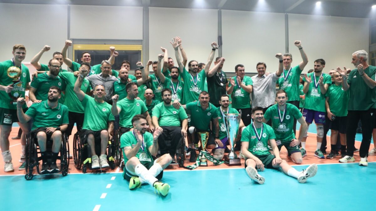 Volley League ανδρών: Ο Παναθηναϊκός «σκούπισε» τον Ολυμπιακό (3-0 νίκες) και κατέκτησε τον 21ο τίτλο της Ιστορίας του
