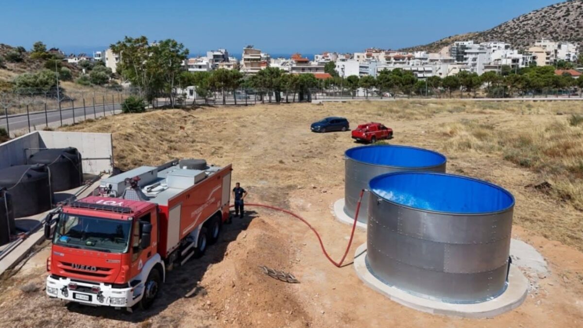 Τρεις νέες δεξαμενές νερού στον Δήμο Γλυφάδας