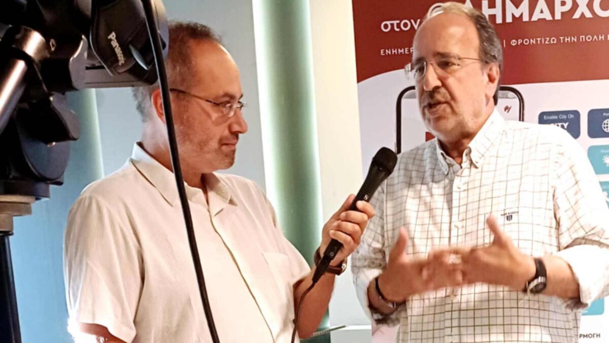 Συνέντευξη του Δημάρχου Νέας Σμύρνης κ. Γιώργου Κουτελάκη στο Theathinai TV
