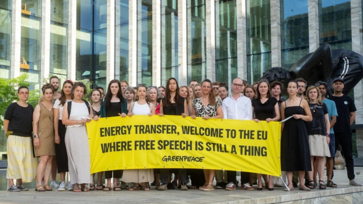 Η Greenpeace ξεκινά μια πρωτοποριακή αντί-SLAPP αγωγή, για την προστασία της ελευθερίας του λόγου
