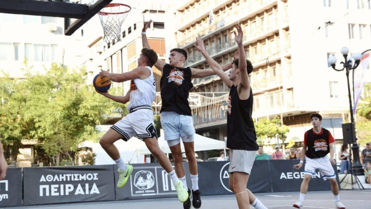 Ο Πειραιάς στο επίκεντρο του Παγκόσμιου 3×3: Εντυπωσιακή αυλαία του Grand Series ΟΠΑΠ στον προαύλιο χώρο  του Δημοτικού Θεάτρου