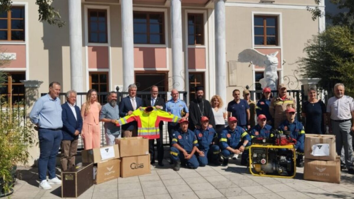 Προσφορά πυροσβεστικού εξοπλισμού από τη Βαυαρία στον Έβρο