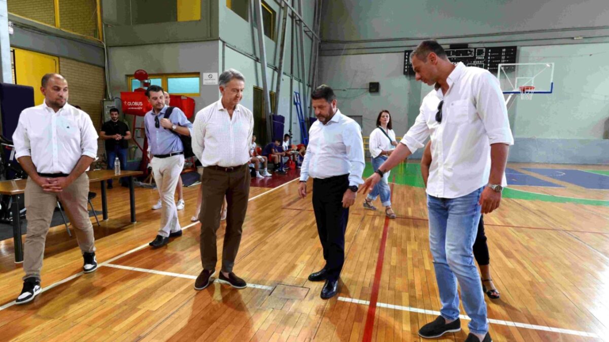 Χαρδαλιάς: Αναβαθμίζουμε τις εγκαταστάσεις του κλειστού γυμναστηρίου του Μετς