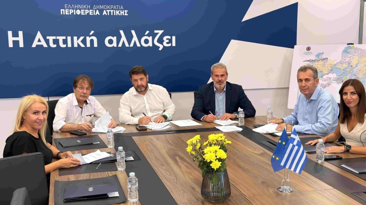 Υπεγράφη σύμβαση 5,7 εκατ. ευρώ της Περιφέρειας Αττικής με το Δήμο Κερατσινίου για την ανάπλαση των πεζοδρομίων
