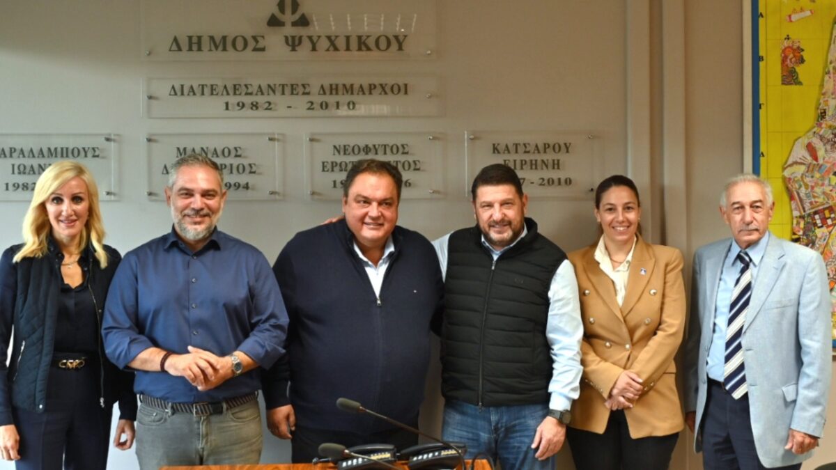 Συνάντηση Χαρδαλιά με τον δήμαρχο Φιλοθέης–Ψυχικού: Αρδευτικό έργο και ανάπλαση πλατειών για την αναβάθμιση της ποιότητας ζωής των δημοτών