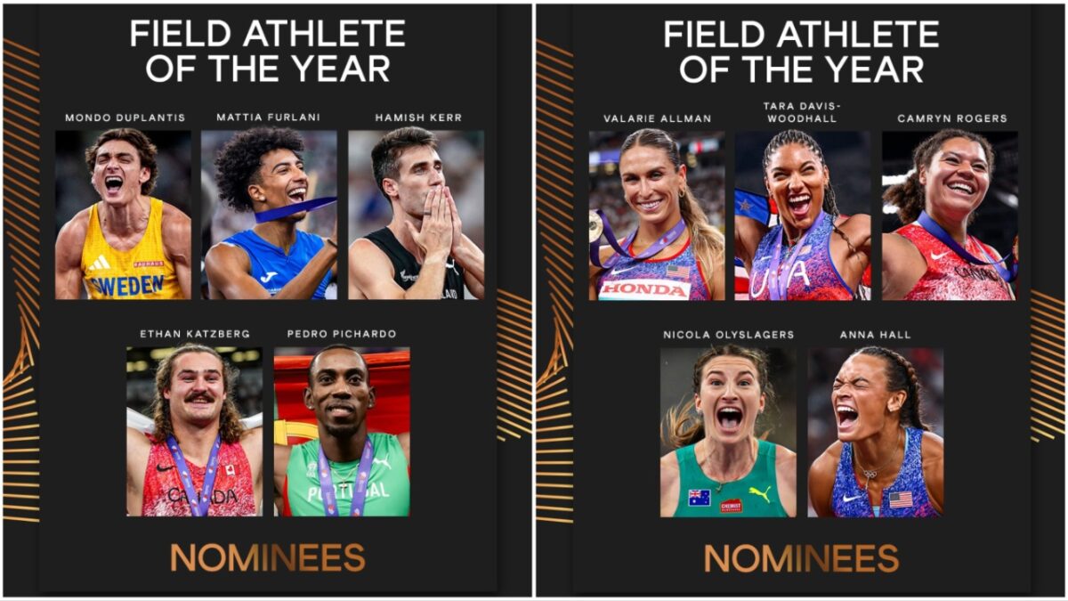 World Athletics: Οι υποψηφιότητες για τον τίτλο του/της Αθλητή/Αθλήτριας της Χρονιάς 2025