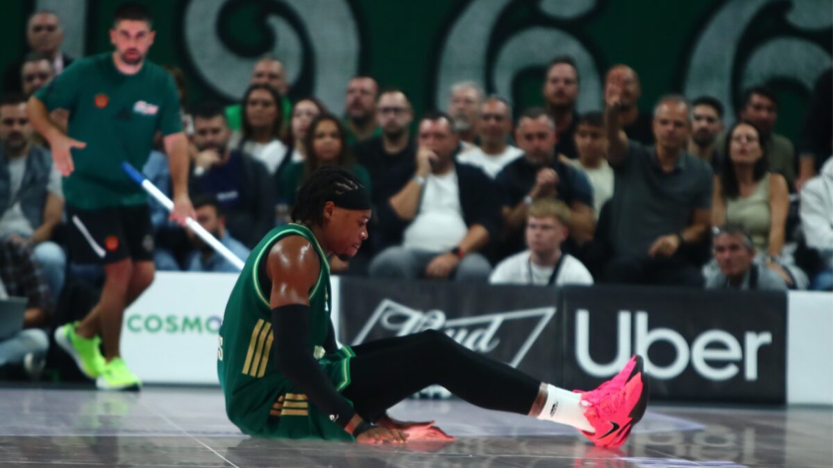 Παναθηναϊκός: Εκτός για ένα μήνα ο Ρισόν Χολμς – Ρήξη έσω πλαγίου συνδέσμου στο δεξί γόνατο