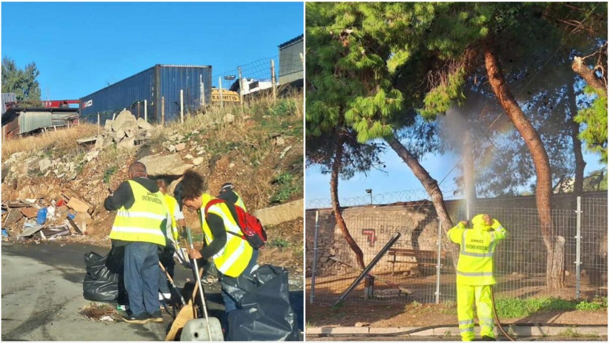 Δήμος Κερατσινίου-Δραπετσώνας: Στην τελική ευθεία ο τριπλός κόμβος Σκαραμαγκα – Σχιστού – Συνεχίζονται ο καθαρισμός ογκωδών αντικειμένων και οι ψεκασμοί για τις κάμπιες