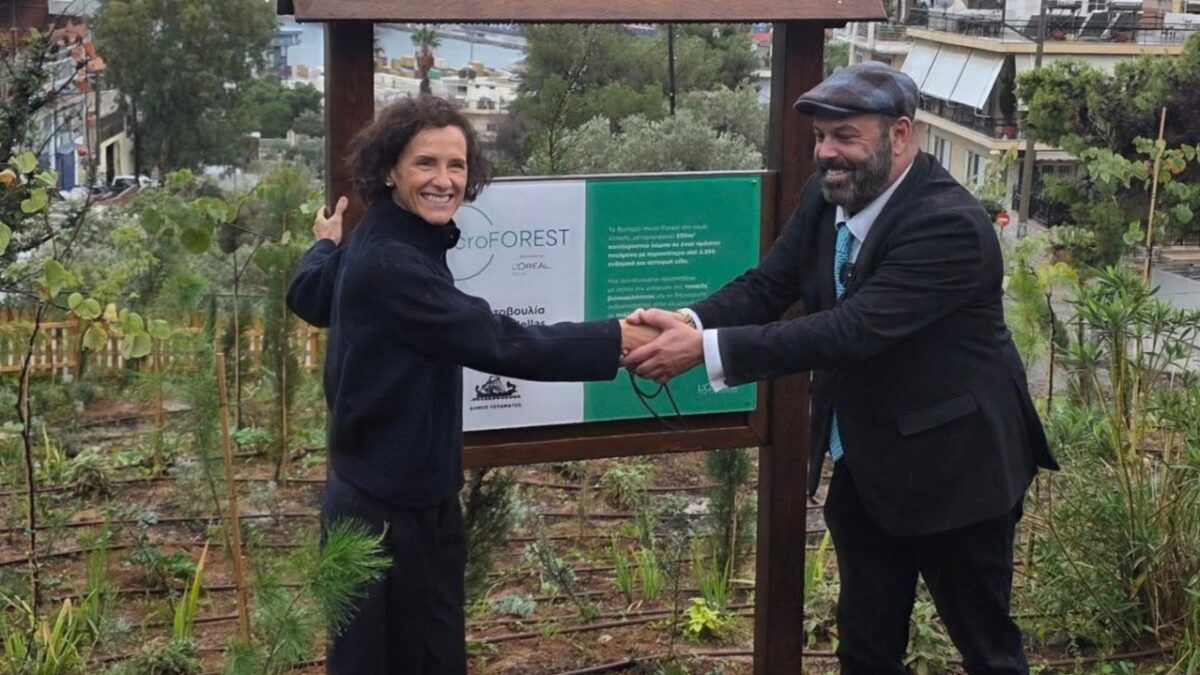 Παραδόθηκε στο κοινό το «μικρο-δάσος» το Περάματος, με 2.350 φυτά σε έκταση μισού στρέμματος